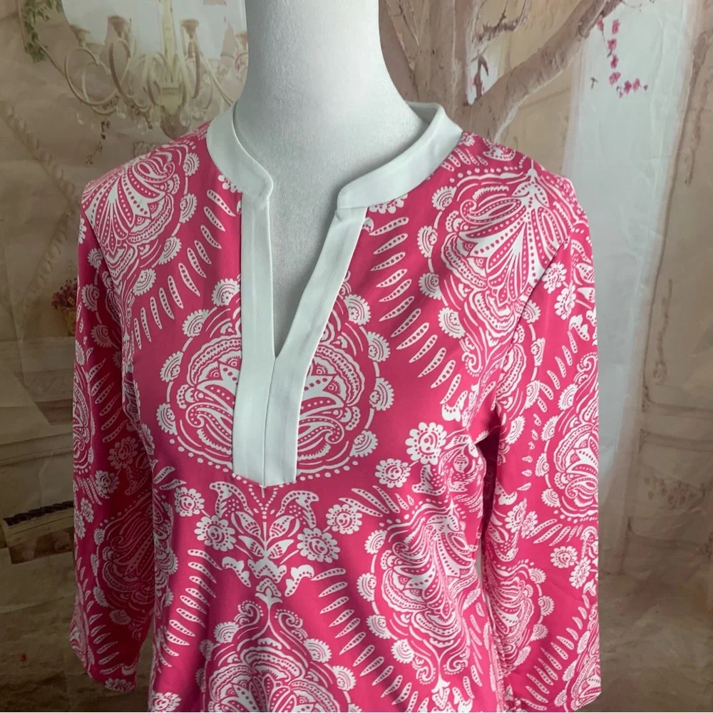 NEW Jmclaughlin boca tunic saraphine pink